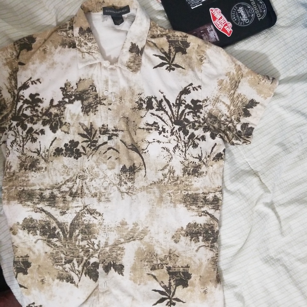 Vintage Banana republic Havana button down